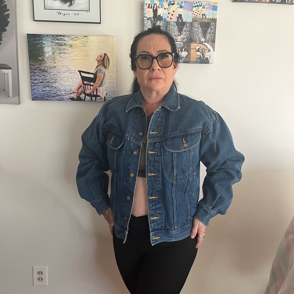Authentic Vintage GUIDUCCI Blue Denim Jacket from Italy
